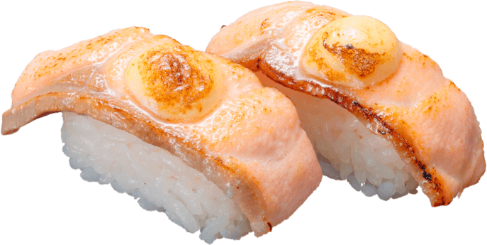 炙りオーロラサーモン